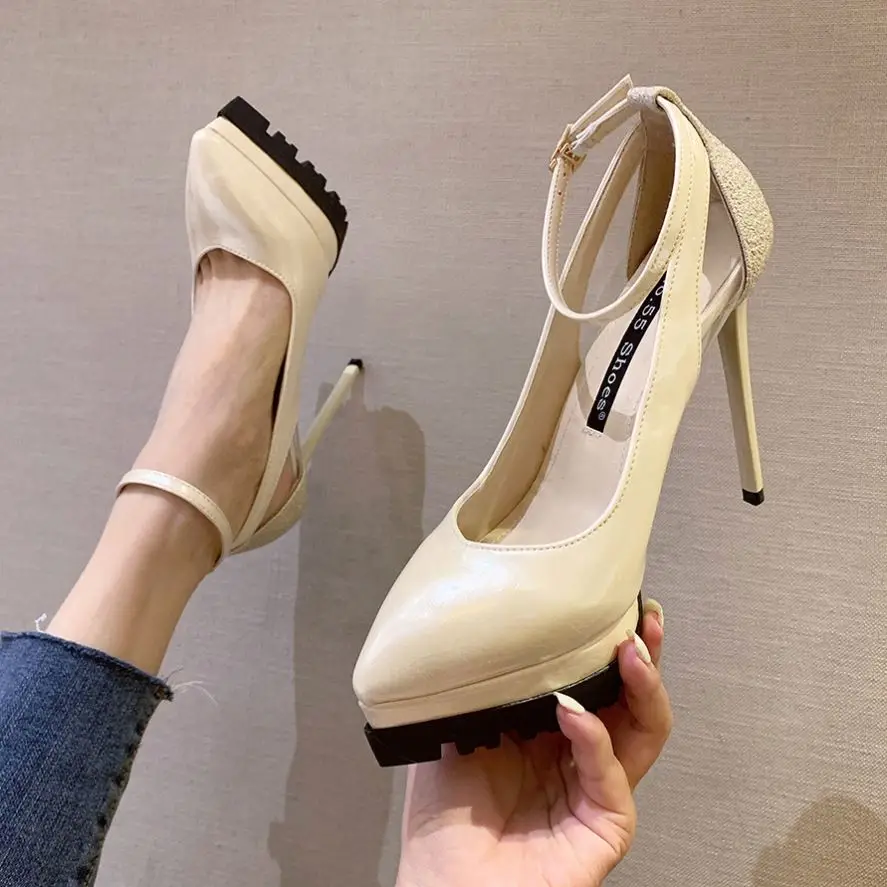 Hot selling fashion thin heel pointed toe platform high heels pumps shoes for women
Hot selling fashion thin heel pointed toe platform high heels pumps shoes for women