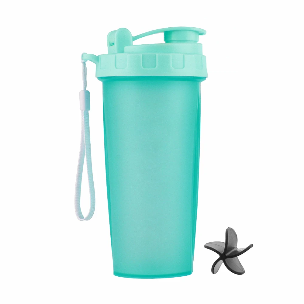 BPA Free Colorful Gym Sports Plastic 700MLShaker Bottle For Protein With Mixing Ball
BPA Free Colorful Gym Sports Plastic 700MLShaker Bottle For Protein With Mixing Ball