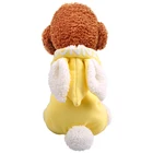 pet costume Teddy winter thickening plus velvet warm four-legged cloth xxx small dog clothes from china