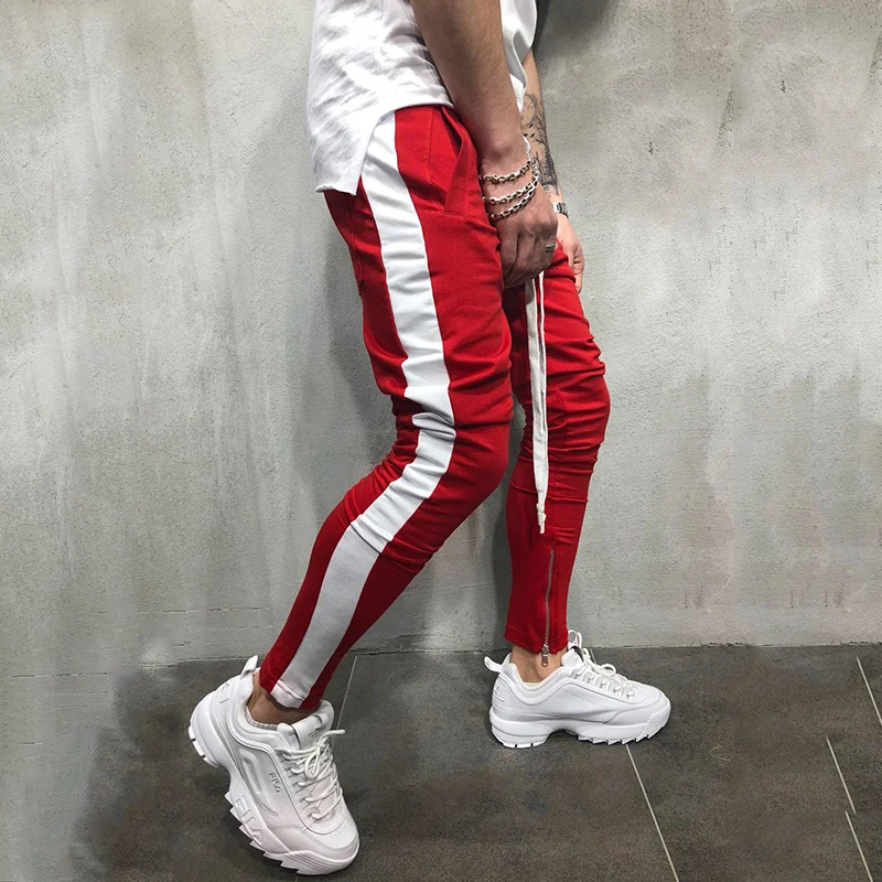 Casual Pants Men Hip Hop Skinny Trousers Track Bottom Sweatpants Streetwear Man Pant Side Stripe Fashion Mens Joggers Pants
Casual Pants Men Hip Hop Skinny Trousers Track Bottom Sweatpants Streetwear Man Pant Side Stripe Fashion Mens Joggers Pants