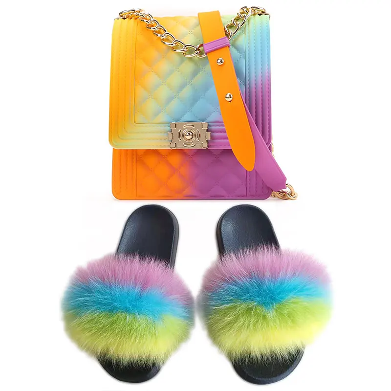 Wholesale Women Fashion Rainbow colorful jelly purses And Matching Purse ladies Jelly handbag, As the picture shown
Wholesale Women Fashion Rainbow colorful jelly purses And Matching Purse ladies Jelly handbag, As the picture shown