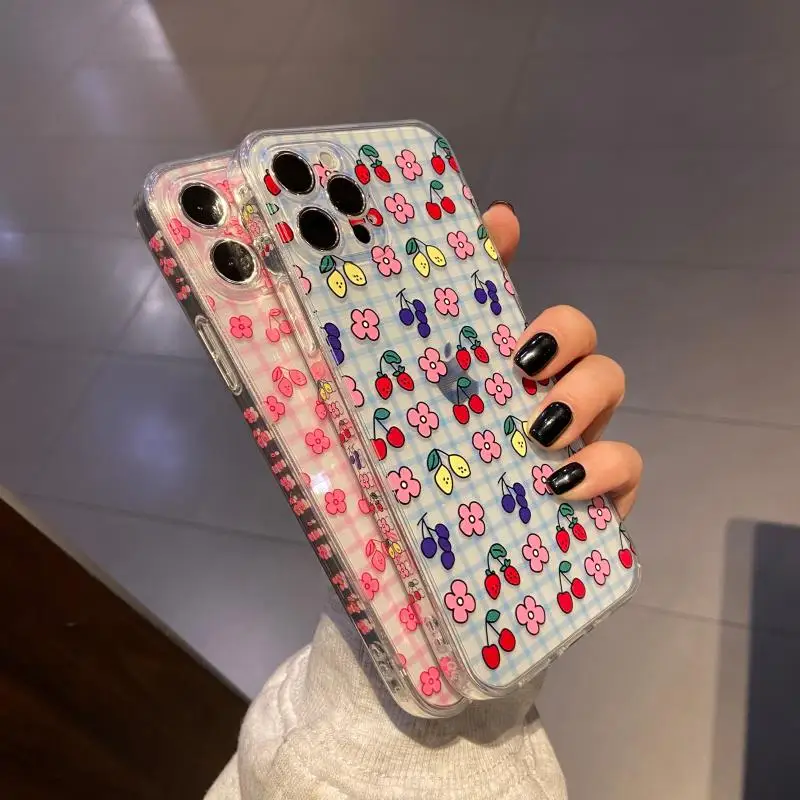 Fashion Cute Cherry Strawberry Phone Case For iphone 12 Pro Max 12 Mini 11 Pro XR XS Max X 7 8 Plus Soft TPU Back Cover Case
Fashion Cute Cherry Strawberry Phone Case For iphone 12 Pro Max 12 Mini 11 Pro XR XS Max X 7 8 Plus Soft TPU Back Cover Case