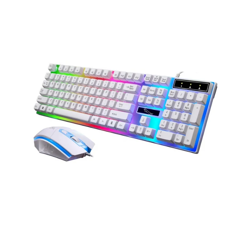 Travelcool Wired RGB Illuminated Keyboard and Mouse Set Mechanical Feel Keyboard and Mouse for Computer
Travelcool Wired RGB Illuminated Keyboard and Mouse Set Mechanical Feel Keyboard and Mouse for Computer