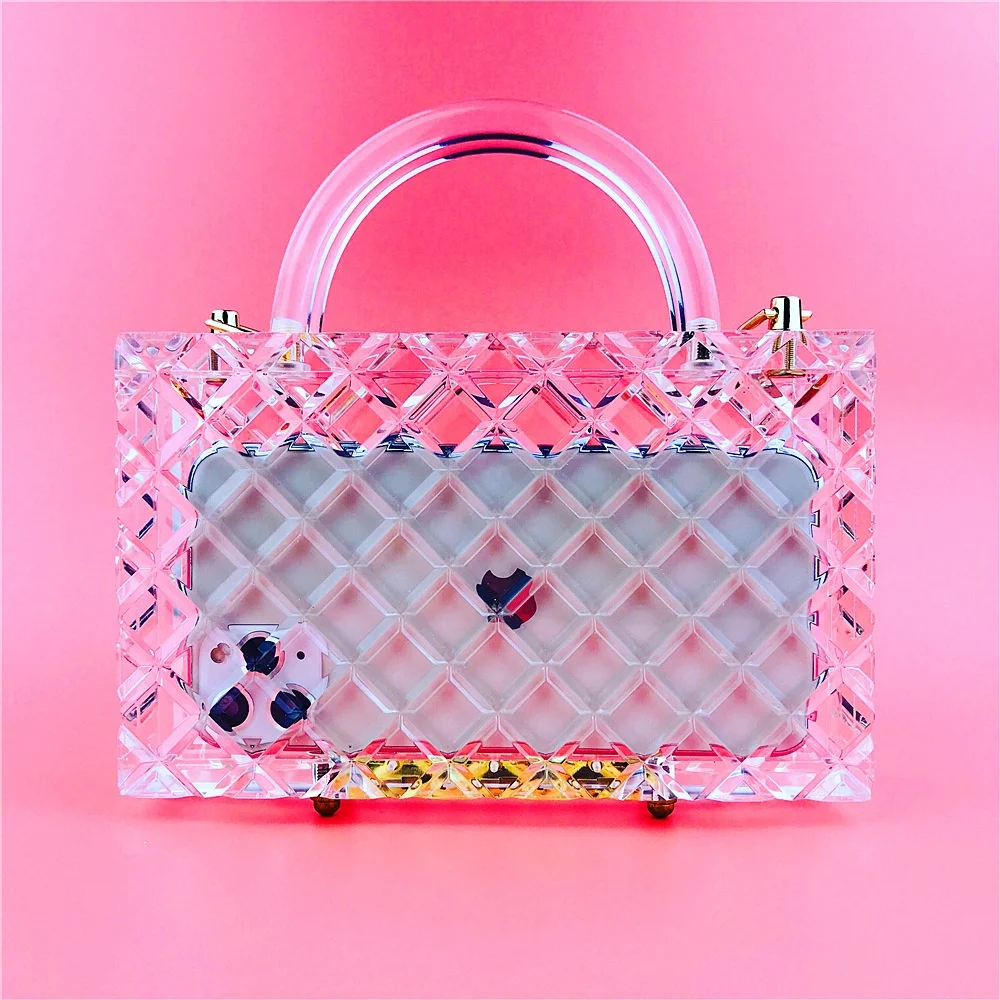 Fashion Squares Pattern Clear Acrylic Clutch Ladies Purses And Handbags Elegant Women Acrylic Hand Bags
Fashion Squares Pattern Clear Acrylic Clutch Ladies Purses And Handbags Elegant Women Acrylic Hand Bags