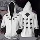 Wholesale Custom Best Custom Logo 100% Polyester Anime Naruto Mens Hoodie with Zipper