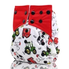 Wholesale New Design Reusable And Washable Bamboo Charcoal Baby Diaper Pants Comfortable Sleeping Cloth Nappies for kids