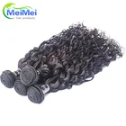 water wave hair bundles with closure 100% malaysian hair extensions for wholesale from china vendor natural material