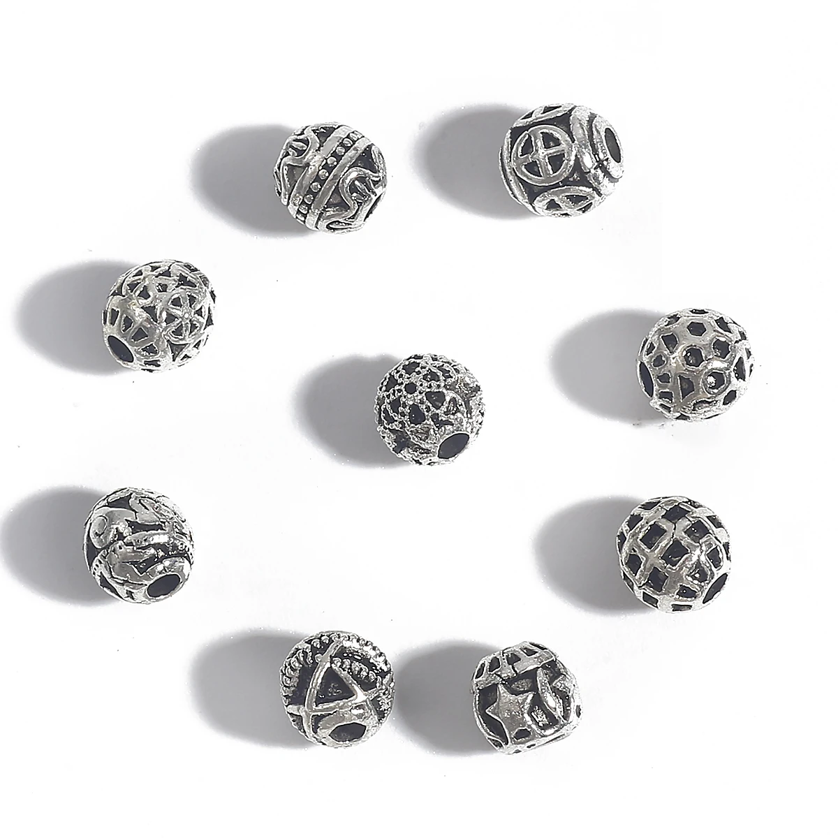 Wholesale 20Pcs/bag Antique Silver Spacer Beads Loose Beads For DIY Charm Necklace Bracelet Findings, Sliver
Wholesale 20Pcs/bag Antique Silver Spacer Beads Loose Beads For DIY Charm Necklace Bracelet Findings, Sliver