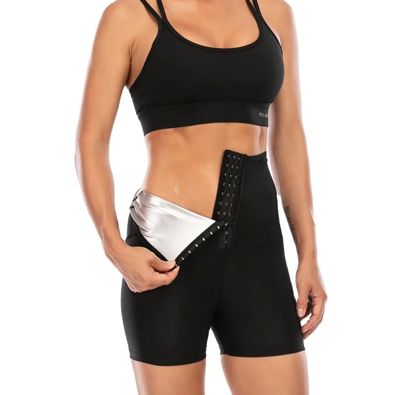 Body Shaper Sauna Sweat Pants Slimming Fitness Weight Loss Silver Coating Waist Trainers Women Sweat Shorts Pants, As picture
Body Shaper Sauna Sweat Pants Slimming Fitness Weight Loss Silver Coating Waist Trainers Women Sweat Shorts Pants, As picture