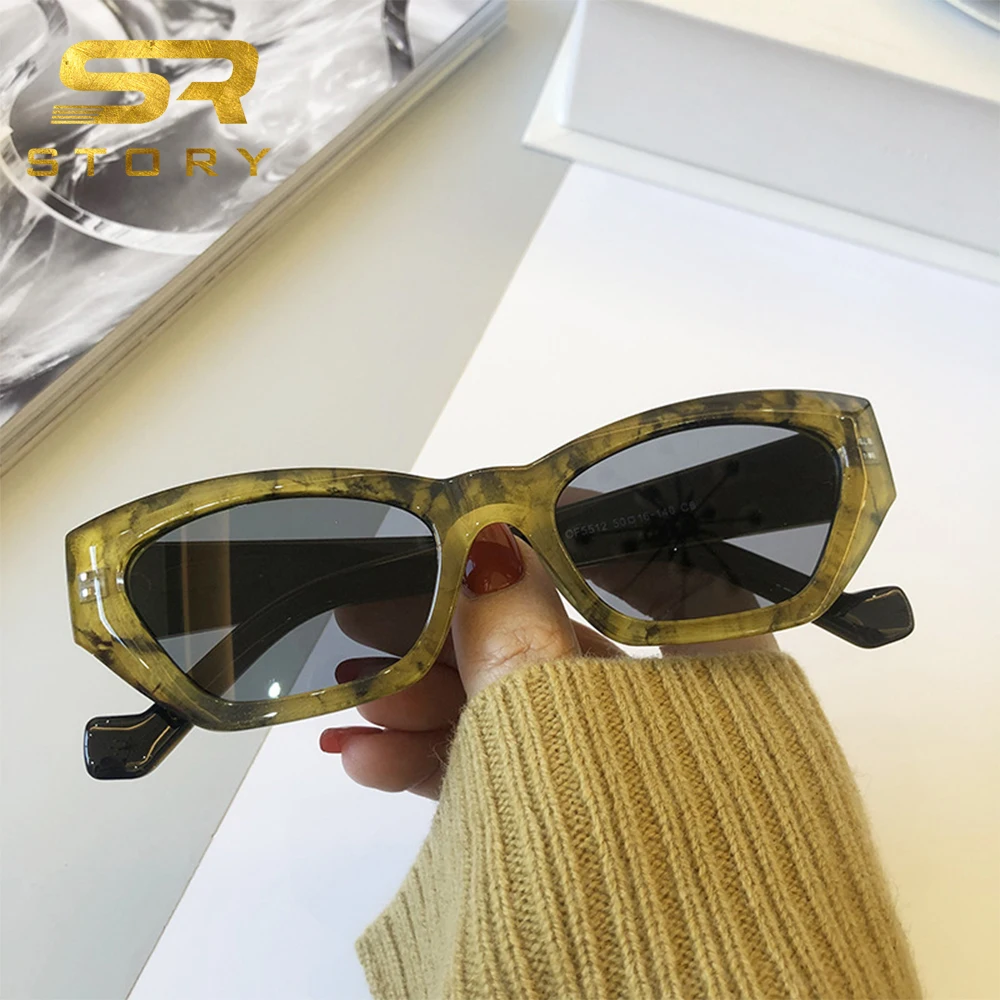STORY W135 Vintage Leopard Cat Eye Sunglasses Women Men 2021 Brand Design Retro Green Small Frame Square Sun Glasses UV400
STORY W135 Vintage Leopard Cat Eye Sunglasses Women Men 2021 Brand Design Retro Green Small Frame Square Sun Glasses UV400
