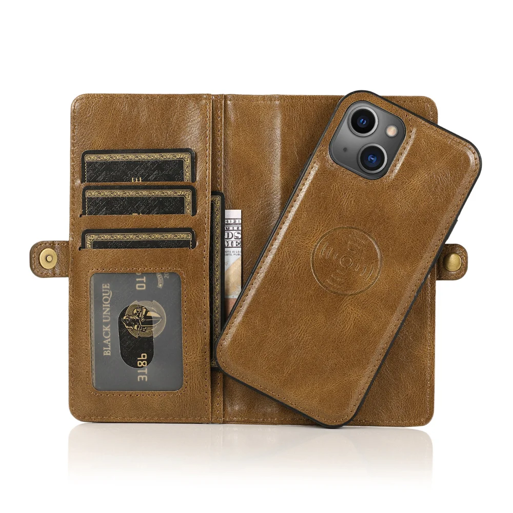 New Design 2 in 1 Luxury Magnetic Flip Multi Card Holder Wallet Case for Magsafe Leather Cover for iPhone 13 12 11 Pro max
New Design 2 in 1 Luxury Magnetic Flip Multi Card Holder Wallet Case for Magsafe Leather Cover for iPhone 13 12 11 Pro max