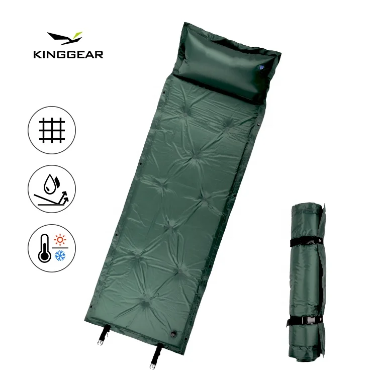 lightweight self inflating camping mat