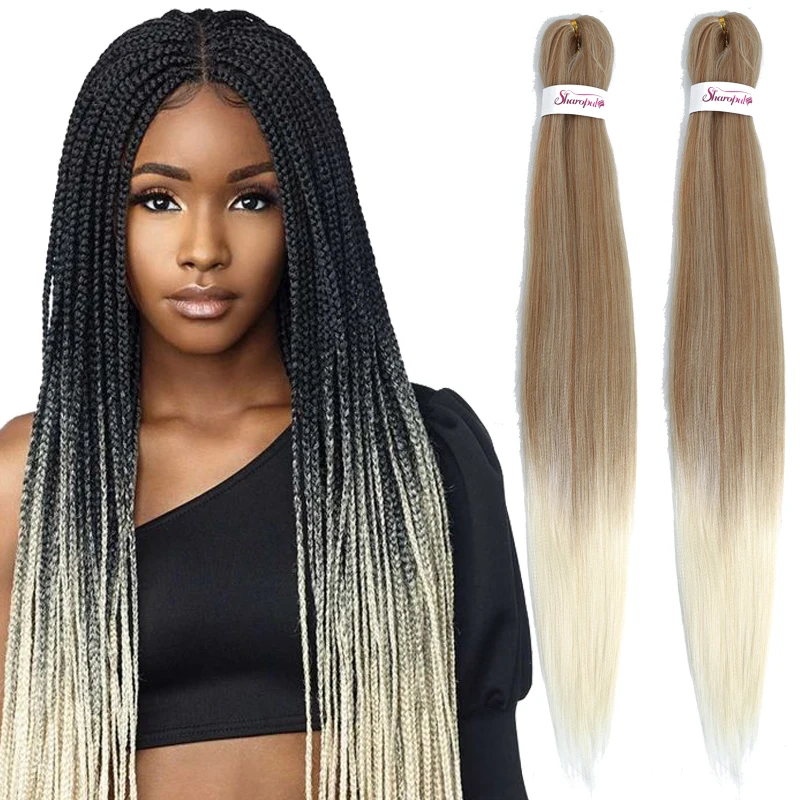 Easy braiding hair Ombre color pre streched braiding hair extension crochet Hair braids
Easy braiding hair Ombre color pre streched braiding hair extension crochet Hair braids