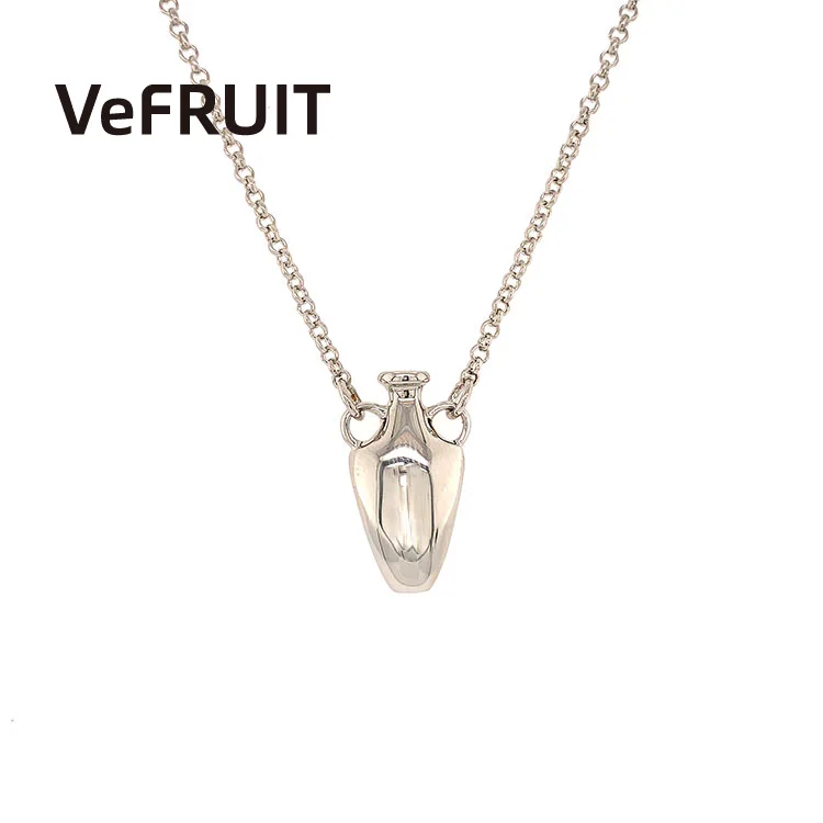 VeFruit Silver Greek Vase necklaces costume minimalist jewelry accessories 2021 fashion trendy silver jewelry Necklace
VeFruit Silver Greek Vase necklaces costume minimalist jewelry accessories 2021 fashion trendy silver jewelry Necklace