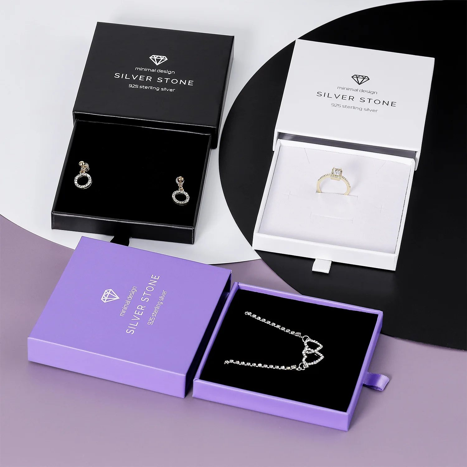 High-End European-Style Jewelry Box Pull-Out Design for All Kinds of Spot Ring and Necklace Creative Inner Support Packaging
High-End European-Style Jewelry Box Pull-Out Design for All Kinds of Spot Ring and Necklace Creative Inner Support Packaging