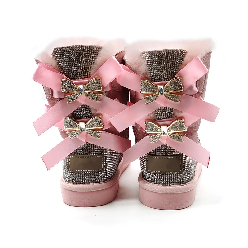 New products wholesale women fur boots ladies winter warm snow boots with two bows with drill, Colors
New products wholesale women fur boots ladies winter warm snow boots with two bows with drill, Colors