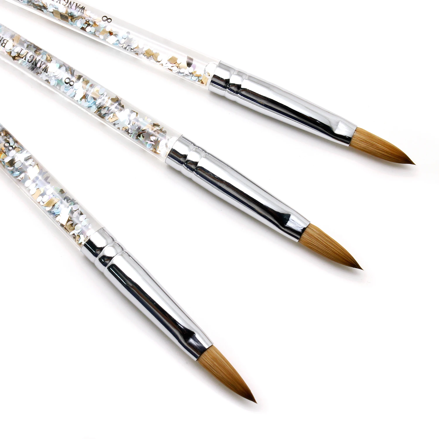 Professional private label Brush Silver Plastic Handle Crystal Nail Pen Size2-24, Colorful
Professional private label Brush Silver Plastic Handle Crystal Nail Pen Size2-24, Colorful