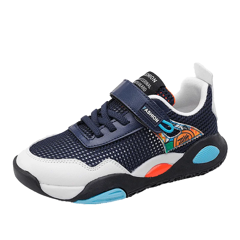 2021 Promotional Summer breathable single net sports and leisure shoes High Quality Cushioning Wear-Resistant Shoes For Kid, Blue/beige/grey
2021 Promotional Summer breathable single net sports and leisure shoes High Quality Cushioning Wear-Resistant Shoes For Kid, Blue/beige/grey