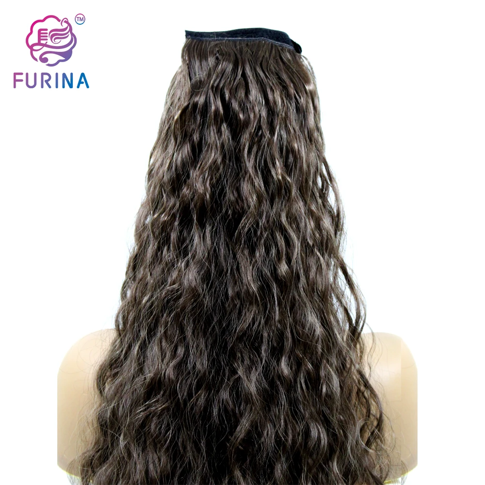

Afro Synthetic Kinky Curly Ponytails Clip in Hair Extension Drawstring Ponytails for Black Women, Pure colors are available