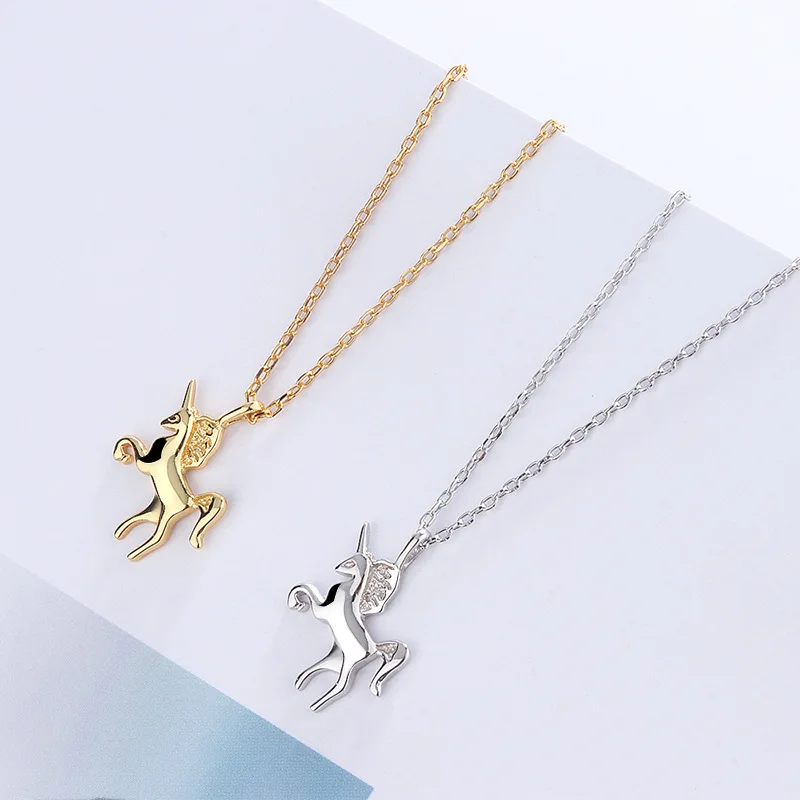Fashion Tiny Necklace Design Women 925 Silver Unicorn Necklace 18K Gold, Silver/18k gold
Fashion Tiny Necklace Design Women 925 Silver Unicorn Necklace 18K Gold, Silver/18k gold