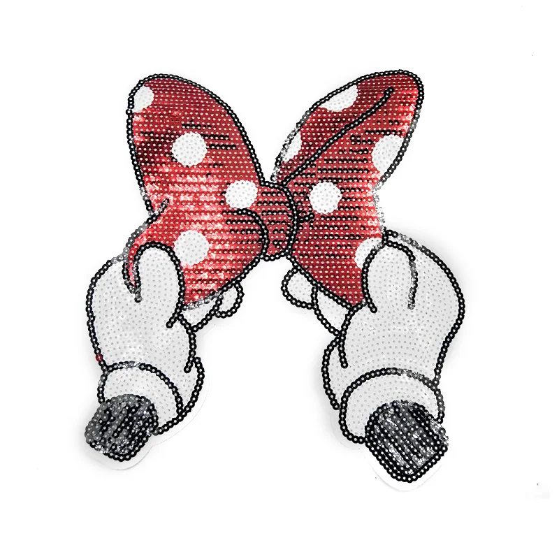 Butterfly bow-knot rosette shape with hand design sequin embroidery patch for clothes
Butterfly bow-knot rosette shape with hand design sequin embroidery patch for clothes