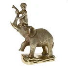Resin Handmade Sculpture Monkey and Elephant Craft Gift and Souvenir