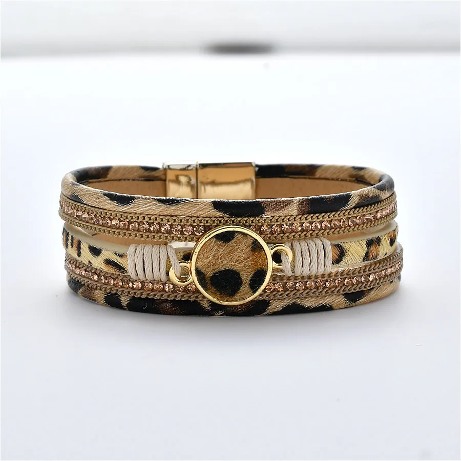 Bohemian Leopard Leather Bracelets For Women 2019 Fashion Bracelets & Bangles Crystal Wide Wrap Bracelet Jewelry, Picture
Bohemian Leopard Leather Bracelets For Women 2019 Fashion Bracelets & Bangles Crystal Wide Wrap Bracelet Jewelry, Picture