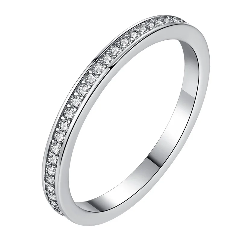 100% 925 Sterling Silver Rings Clear CZ Round Finger Rings For Women Wedding Silver Jewelry
100% 925 Sterling Silver Rings Clear CZ Round Finger Rings For Women Wedding Silver Jewelry