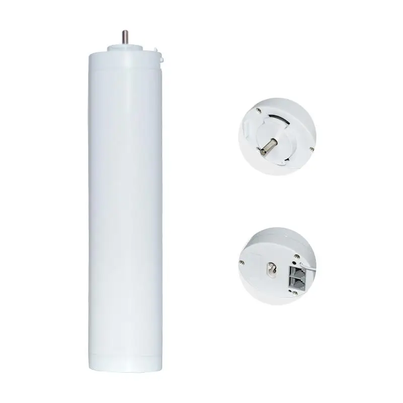 tuya motorized curtain ,Motorized rod with motor ,remote control curtain motor, White