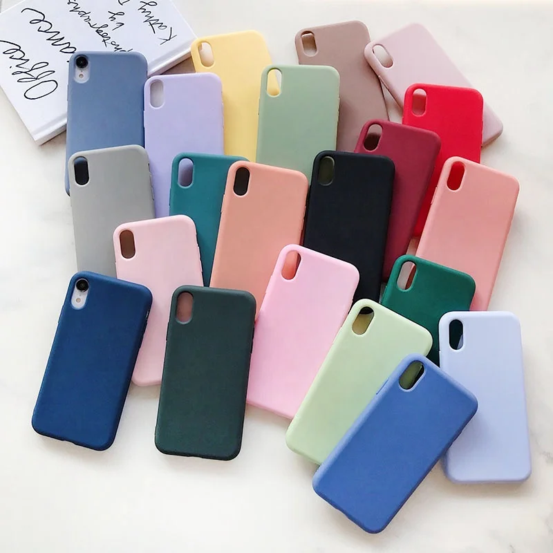 Customised Soft Silicone Candy Color Red Black Pink TPU Phone Cases for iPhone 7 Plus X XS XR 11 12 Pro Max
Customised Soft Silicone Candy Color Red Black Pink TPU Phone Cases for iPhone 7 Plus X XS XR 11 12 Pro Max