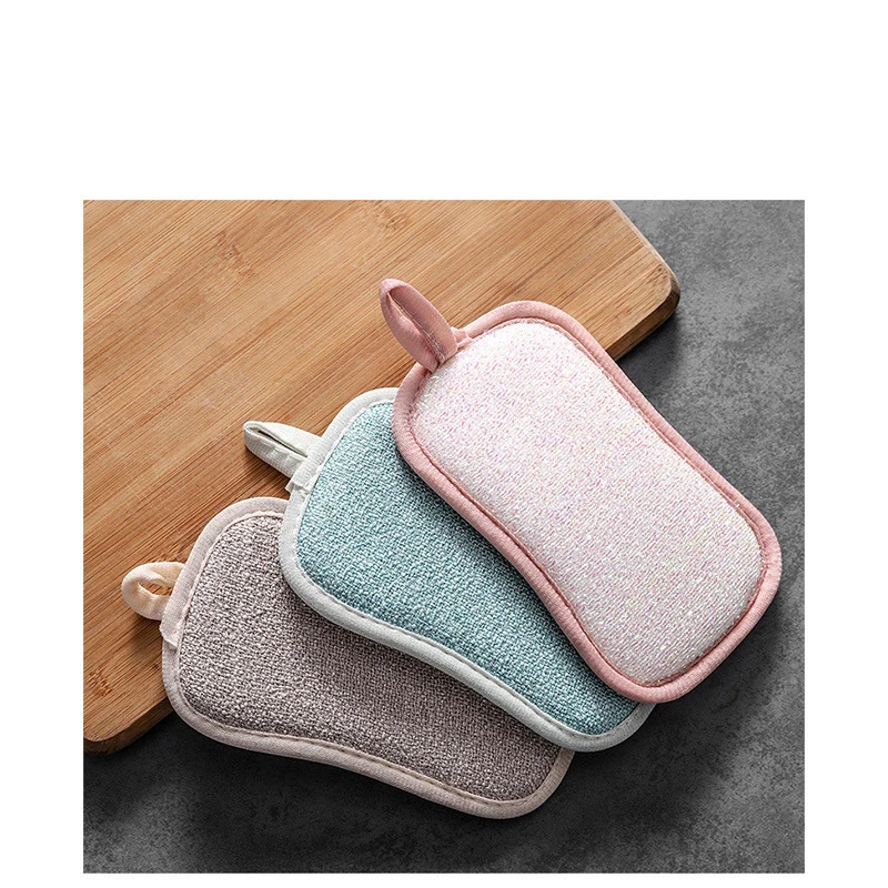 Hot Selling Double Sided Scouring Pad Kitchen Cleaning Dishwashing Towel Washable Kitchen Sponge, Red, blue, beige, coffee
Hot Selling Double Sided Scouring Pad Kitchen Cleaning Dishwashing Towel Washable Kitchen Sponge, Red, blue, beige, coffee
