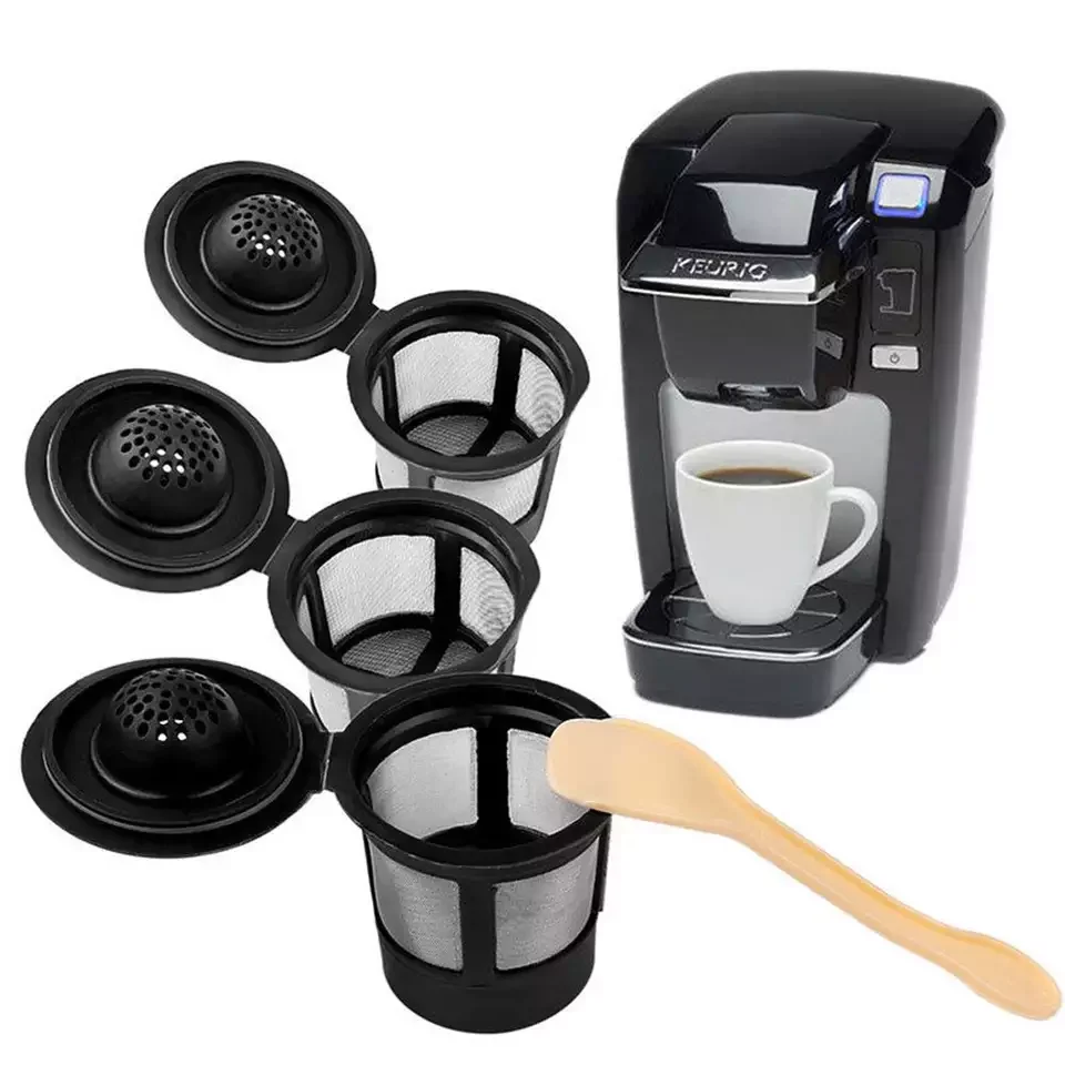 Refillable Coffee Pods Capsule Reusable Filter For Keurig 1.0 K-Cups Refillable Keurig Coffee Capsule K-cup Filter for 2.0
Refillable Coffee Pods Capsule Reusable Filter For Keurig 1.0 K-Cups Refillable Keurig Coffee Capsule K-cup Filter for 2.0