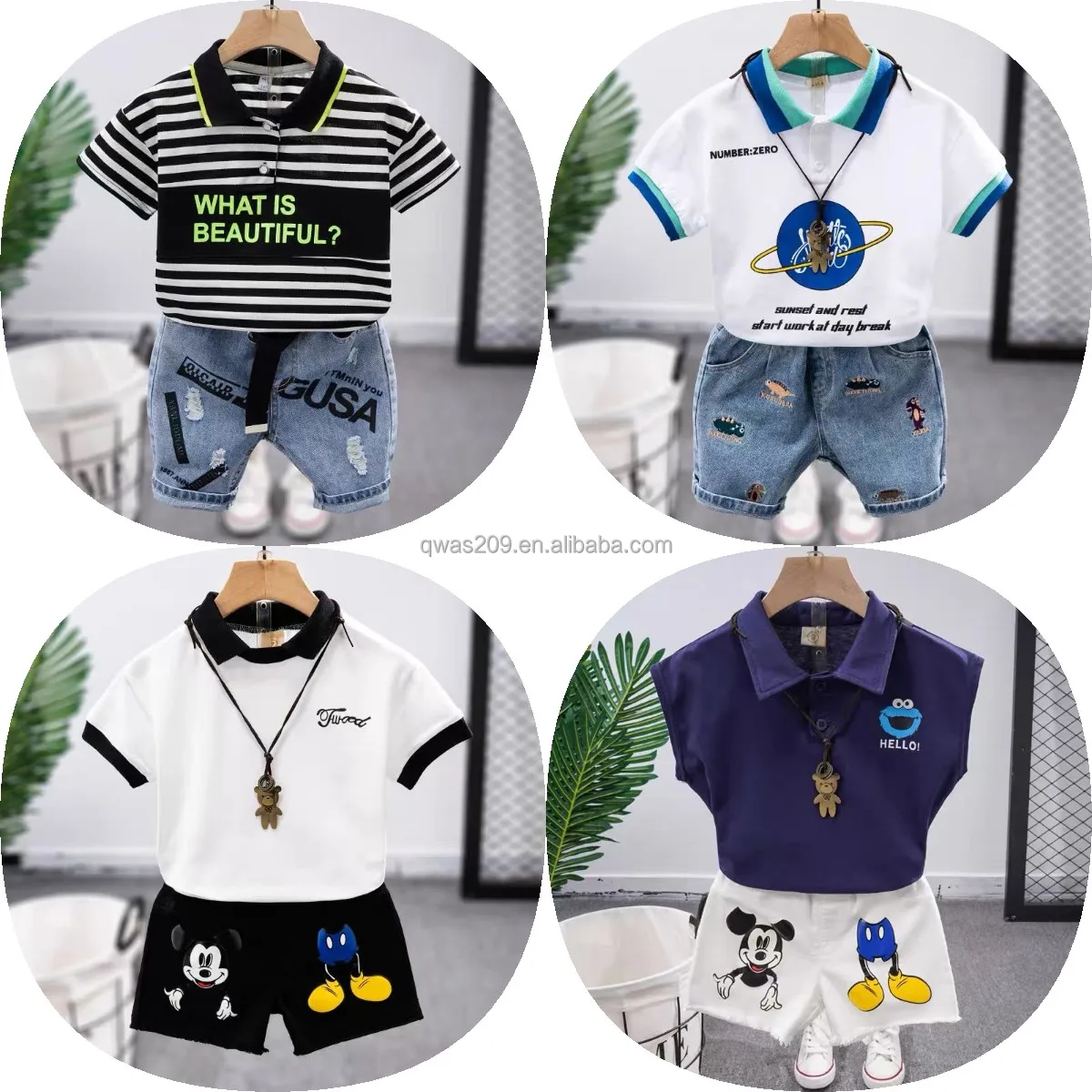 Wholesale Children Clothes Short Sleeve Baby T Shirt & Pants Boys Girls Clothing Kids Set Summer Children's Cotton Suit
Wholesale Children Clothes Short Sleeve Baby T Shirt & Pants Boys Girls Clothing Kids Set Summer Children's Cotton Suit