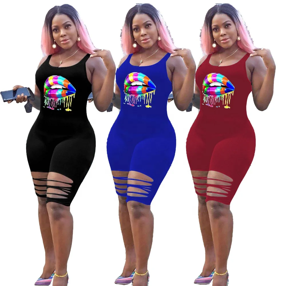 Jumpsuit 2020 Fashion Lips Printed Backless Cut Out Lady Women Black Red Blue Summer
Jumpsuit 2020 Fashion Lips Printed Backless Cut Out Lady Women Black Red Blue Summer