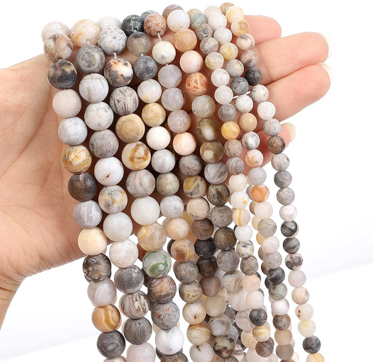 Wholesale Christmas Gift DIY Necklace Bracelet Natural Bamboo Agate Quartz Stone Beads For Jewellry Making
Wholesale Christmas Gift DIY Necklace Bracelet Natural Bamboo Agate Quartz Stone Beads For Jewellry Making