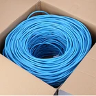 Cat6 Lan ケーブル Utp Ethanet ワイヤー猫 6 Lan カスタム 100 メートル 305 メートルロール価格 Utp ネットワークケーブル Cat6 ケーブル