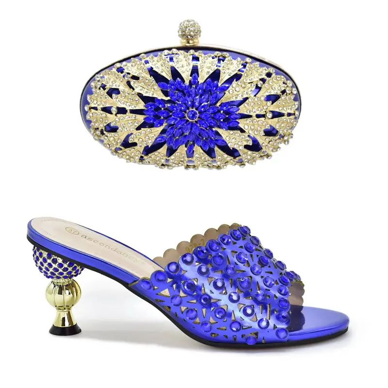 Women shoe and bag matching set italian african summer high heels slipper shoes and bag
Women shoe and bag matching set italian african summer high heels slipper shoes and bag