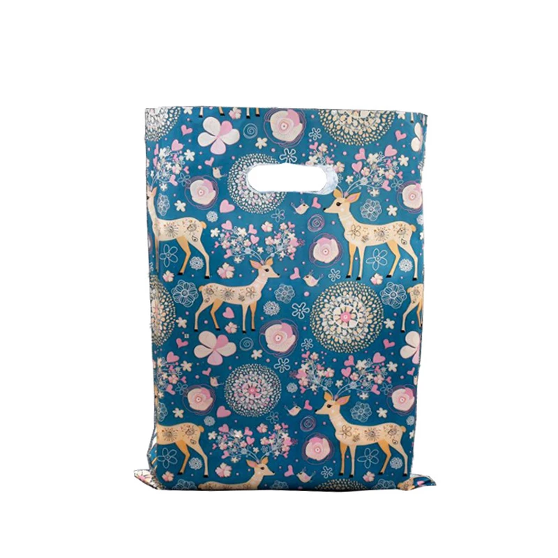 50PCS/PACK Customized Wholesale Cute Elk Cartoon Pattern Plastic Portable Shopping Gift Bag, Blue
50PCS/PACK Customized Wholesale Cute Elk Cartoon Pattern Plastic Portable Shopping Gift Bag, Blue