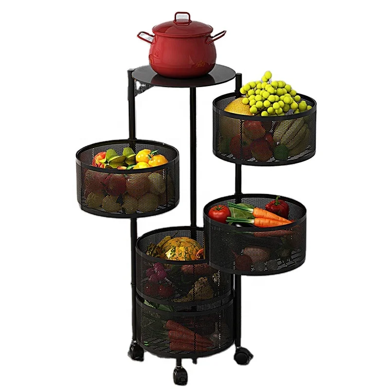 Amazon hot selling 5 tiers kitchen shelf movable round kitchen storage rack, Customized color
Amazon hot selling 5 tiers kitchen shelf movable round kitchen storage rack, Customized color
