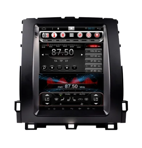 

Touch Screen Auto Radio Dvd Player For Toyota Land Cruiser Prado 120 2002-2009 For Lexus GX470 car GPS radio, Black