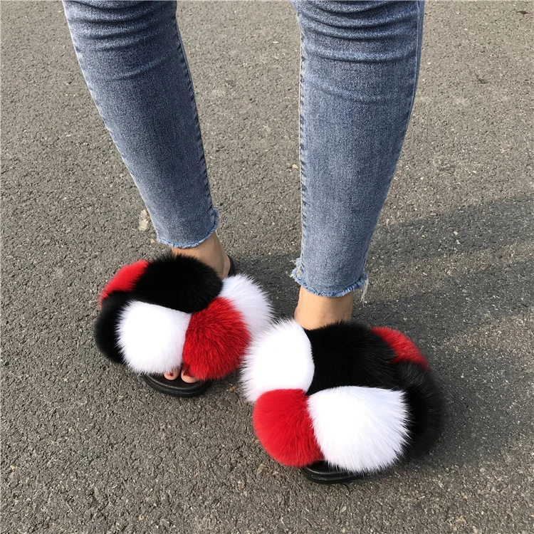 Fashion New Style Fur Sandal Slides Indoor Home Fur Slippers Fur Slide Vendor, Customized color
Fashion New Style Fur Sandal Slides Indoor Home Fur Slippers Fur Slide Vendor, Customized color