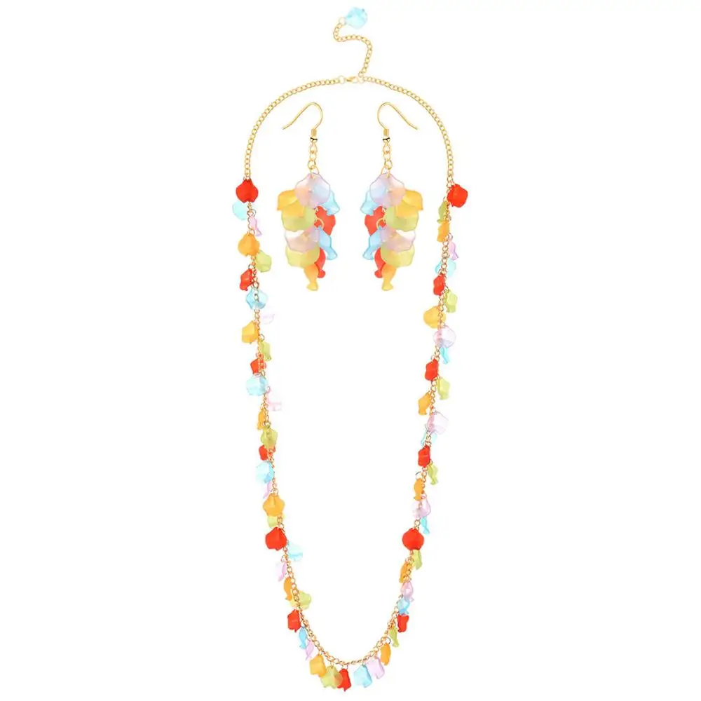 Leaf Modelling Long Style Necklace Earring Woman Handmade Exaggerated Spray Paint Leaf Jewelry Set, Multi
Leaf Modelling Long Style Necklace Earring Woman Handmade Exaggerated Spray Paint Leaf Jewelry Set, Multi