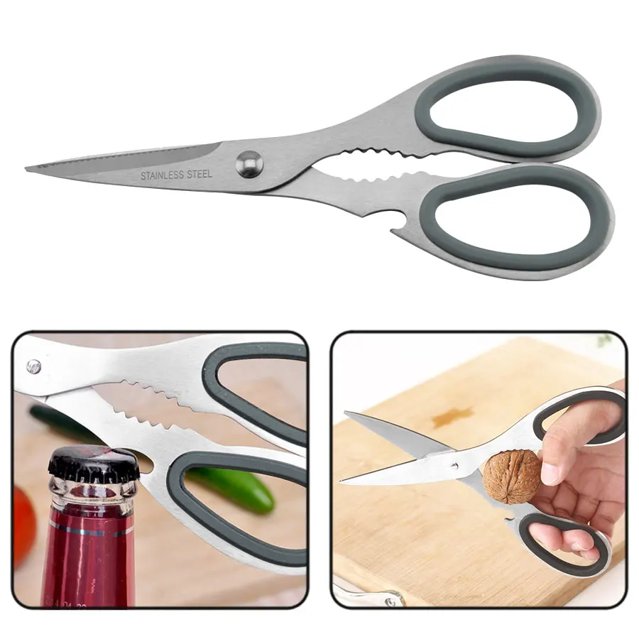 Scissors zig zag ,Stainless steel multi kitchen scissor