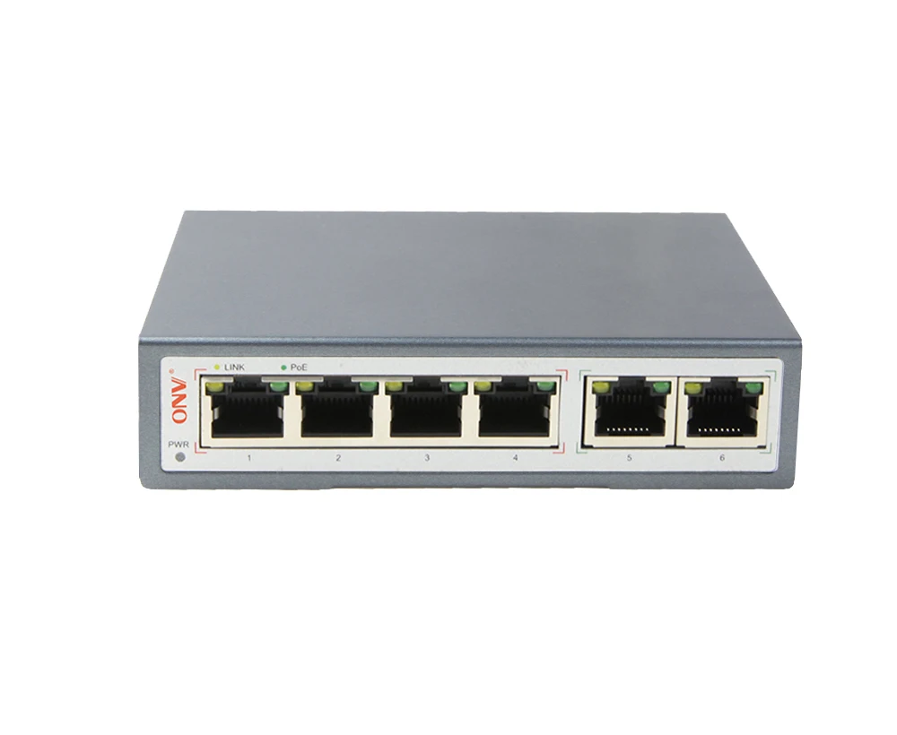 2019 ONV latest model commercial UPOE series 6-port switch support 802.3bt 
2019 ONV latest model commercial UPOE series 6-port switch support 802.3bt
