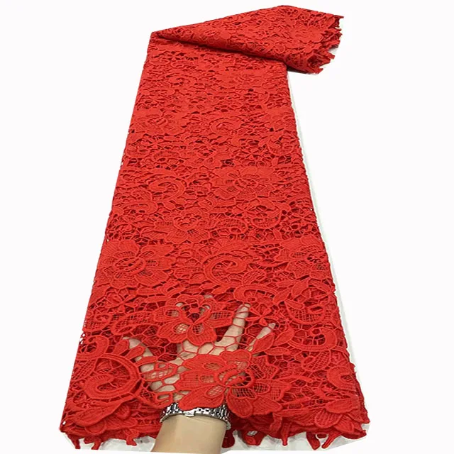 2020 Wholesale Fashion Red African Newest Embroidery Water Soluable Cord Lace Fabric For Wedding Dress ZDP2011
2020 Wholesale Fashion Red African Newest Embroidery Water Soluable Cord Lace Fabric For Wedding Dress ZDP2011