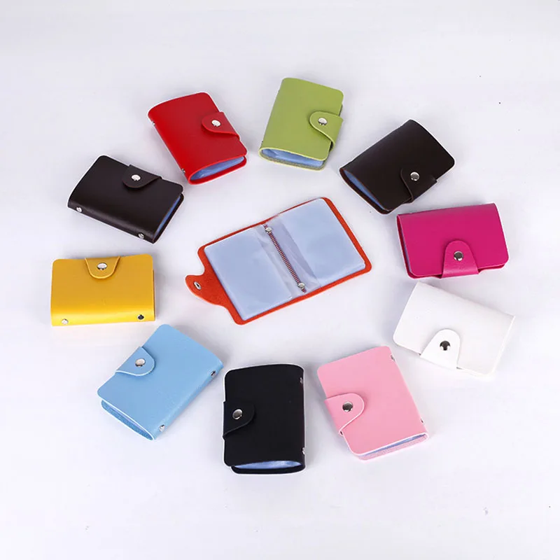 Original Factory Hot Sale PU Leather 12 - 24 Cards Wallet Business ID Credit Slim Card Holder
Original Factory Hot Sale PU Leather 12 - 24 Cards Wallet Business ID Credit Slim Card Holder
