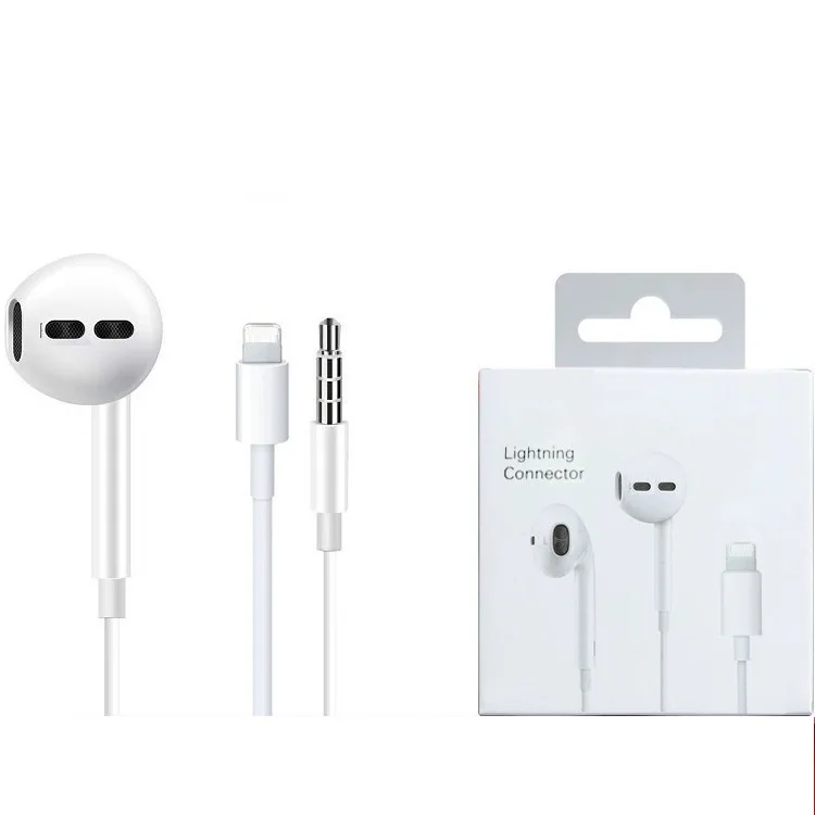 

Hot Sell For iPhone 6 Original Earphone 3.5mm Jack Wired Earphones Headset In Ear Handsfree HIFi Bass Earbuds For iphone 6, White or oem