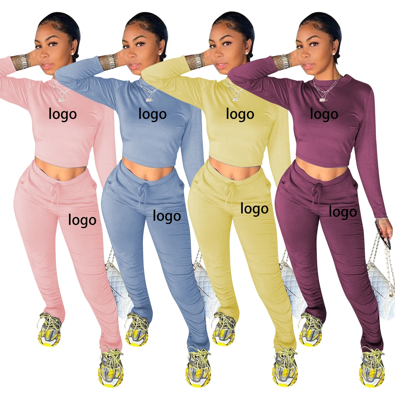 Outfits New 2021 Two Piece Stacked Pants Sets Hooded Jogging Suit Fashion 2 Piece Sweat Suits Women Clothing Sets
Outfits New 2021 Two Piece Stacked Pants Sets Hooded Jogging Suit Fashion 2 Piece Sweat Suits Women Clothing Sets