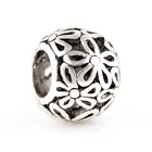 DIY alloy Flower charm wholesale charms metal european beads for jewelry making