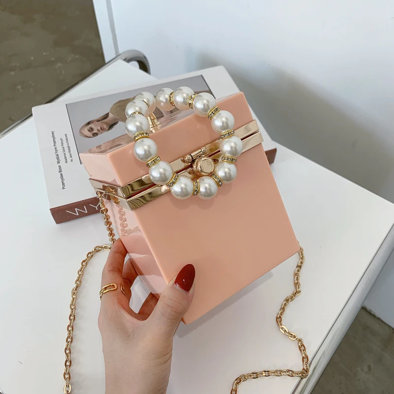 Pearl Shoulder Handbag Luxury 2021 New Trendy Korean Box Bag Mini Lipstick Bags Acrylic Fashion Crossbody Chain Purse for Women, As picture fashion handbags summer 2021
Pearl Shoulder Handbag Luxury 2021 New Trendy Korean Box Bag Mini Lipstick Bags Acrylic Fashion Crossbody Chain Purse for Women, As picture fashion handbags summer 2021